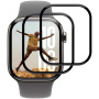 Закалено стъкло с черна рамка за Apple Watch 46mm - 2 бр.