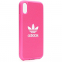 ADIDAS оригинален кейс от твърда пластмаса за iPhone XR - розов