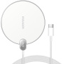 ESSAGER ES-WC15 безжично зарядно устройство с дисплей за iPhone - 15W - бяло