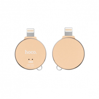 HOCO външна памет 128GB с ключодържател и кабел за Apple iPhone - жълта
