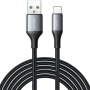 JOYROOM S-A28 плетен кабел за зареждане и данни - USB-A към Lightning - 2 m - черен