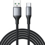 JOYROOM S-A28 Плетен кабел за зареждане и данни - USB-A към USB-C - 2 m - черен