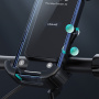 USAMS ZJ078 Държач за велосипед и мотоциклет за кормило за iPhone - черен