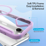 DUX DUCIS Skin X флип калъф с MagSafe за iPhone 17 - лилав