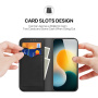 DUX DUCIS Hivo кожен флип калъф за iPhone Air - черен