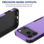 Супер устойчив кейс за iPhone 17 Pro Max - лилав