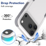 Супер устойчив калъф за iPhone 17 Pro Max - червен