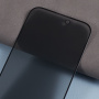 Закалено 2.5D Anti-Spy стъкло с черна рамка за iPhone Air