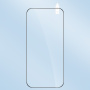 Rurihai закалено 2.5D стъкло с черна рамка за iPhone 17