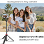 Yesido SF24 селфи стик с трипод и MagSafe захващане за iPhone - черен