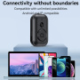 Yesido SF24 селфи стик с трипод и MagSafe захващане за iPhone - черен