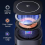 UGREEN Qi2 2-в-1 сгъваема магнитна безжична стойка за iPhone / AirPods - 15W - тъмно сива