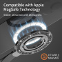 Блестяща магнитна MagSafe въртяща се на 360° стойка за iPhone - розова