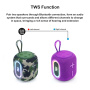 T&G TG664 безжичен Bluetooth високоговорител с подсветка - лилав