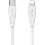 USAMS US-SJ717 кабел за зареждане и данни - USB-C към Lightning - 1 m - бял