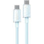 WEKOME WDC-74 кабел за зареждане и данни - USB-C към USB-C - 1,2 м - син