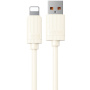 WEKOME WDC-52i кабел за зареждане и данни - USB-A към Lightning - 1 m - бежов