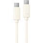 WEKOME WDC-53 кабел за зареждане и данни - USB-C към USB-C - 1 m - бежов