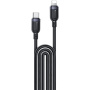 Yesido CA193 Плетен кабел за зареждане и данни - USB-C към Lightning - 3 m - черен