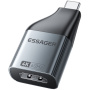 ESSAGER ES-OTG22 видео редуктор - HDMI към USB-C - тъмно сив