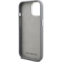 Karl Lagerfeld Grained K&CH Heads кейс за iPhone 15 - сив