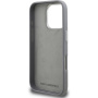 Karl Lagerfeld Grained K&CH Heads калъф за iPhone 16 Pro - сив