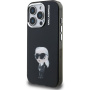 Karl Lagerfeld IML Aquarelle Karl кейс за iPhone 15 Pro Max - черен
