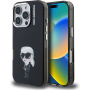 Karl Lagerfeld IML Aquarelle Karl кейс за iPhone 16 Pro - черен