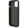 Калъф Guess 4G Colored Ring Strap с лента и MagSafe за iPhone 14 - сив
