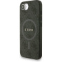 Guess 4G Colored Ring Strap калъф с каишка и MagSafe за iPhone 16e / 17e - сив