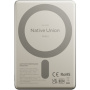 Native Union Active безжична MagSafe powerbank с USB-C порт - 5 000 mAh - сребърна