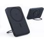 Baseus PicoGo безжична MagSafe powerbank с въртяща се стойка и USB-C порт - 5 000 mAh - черна