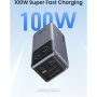 UGREEN Nexode 100W powerbank с USB-C / USB-A портове - 12 000 mAh - сив