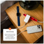 FIXED Slim Traveller GaN универсален адаптер за пътуване с портове 2x USB-C и щепсели - 45W - бял