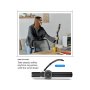 Spigen S581W Bluetooth селфи стик с трипод и MagSafe захващане за iPhone - черен