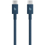 Beats Плетен кабел за зареждане и данни - USB-C към USB-C - 1,5 м - тъмно син