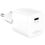 FIXED Mini GaN зарядно устройство с USB-C порт - 20W - бяло