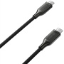 Nomad Kevlar плетен кабел за зареждане и данни - USB-C към USB-C - 3 m - черен