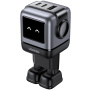 UGREEN Nexode RG RobotGaN адаптер за бързо зареждане с 2x USB-C / USB-A порта - 65W - черен