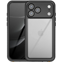 RedPepper удароустойчив водоустойчив калъф за iPhone 17 Pro - черен