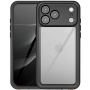 RedPepper удароустойчив водоустойчив калъф за iPhone 17 Pro Max - черен