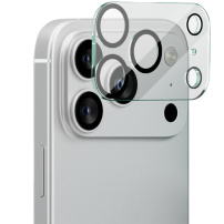 Imak закалено стъкло за защита на лещите на задната камера за iPhone 17 Pro Max - черно