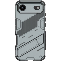 Издръжлив защитен калъф със стойка за iPhone Air - сив