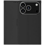 Калъф тип флип от PU кожа за iPhone 17 Pro / 18 Pro - черен