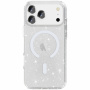 Прозрачен калъф с блясък и MagSafe за iPhone 17 Pro Max - сребърен