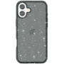 Прозрачен калъф с блясък за iPhone 17 - сив