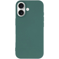 Матов калъф от мека пластмаса за iPhone 17 - петролен