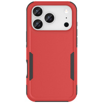 Супер устойчив калъф за iPhone 17 Pro Max - червен