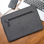 QIALINO чанта за iPad до 13" / MacBook до 14" - тъмно сива