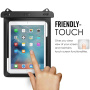 Водоустойчив калъф за iPad до 9,7" - черен